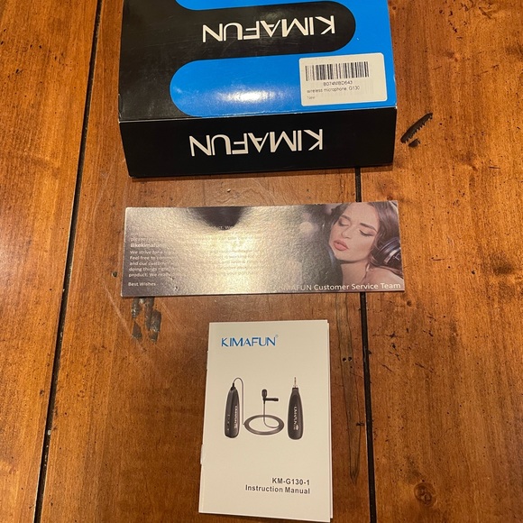 Kimafun 🎤 2.4 G wireless lavalier microphone, G130 - Picture 2 of 6